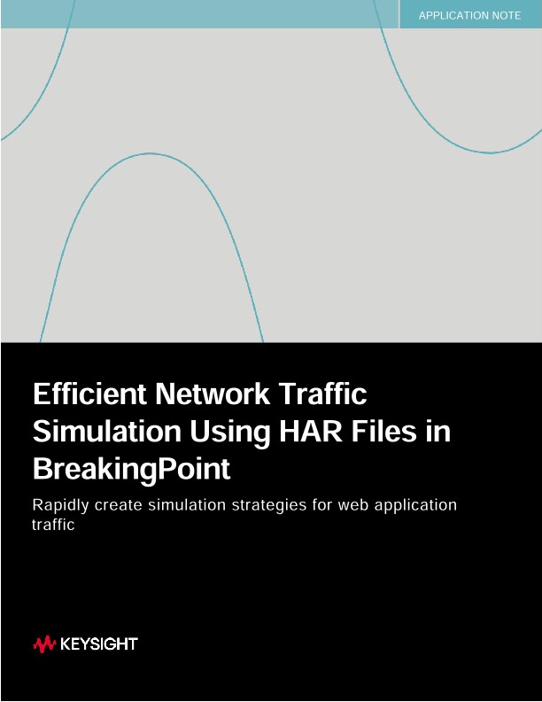 Efficient Network Traffic Simulation Using HAR Files in BreakingPoint