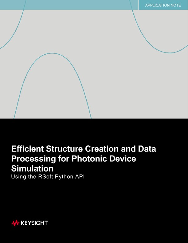 Efficient Structure Creation and Data Processing for Photonic Device Simulation