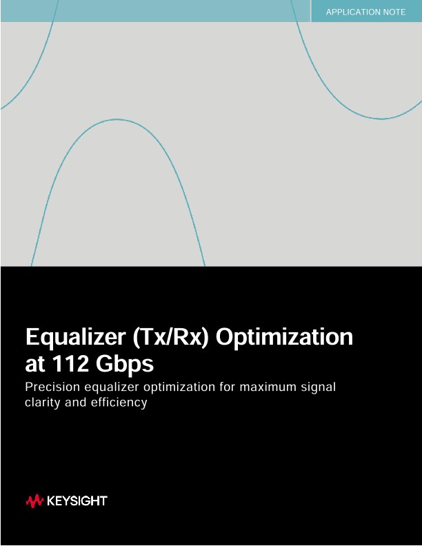 Equalizer (Tx/Rx) Optimization at 112 Gbps