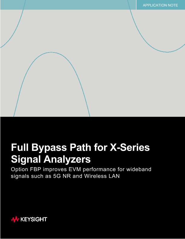 Full Bypass Path for X-Series Signal Analyzers