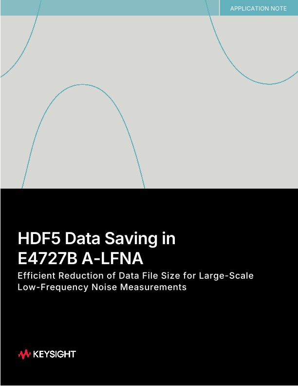 HDF5 Data Saving in E4727B A-LFNA