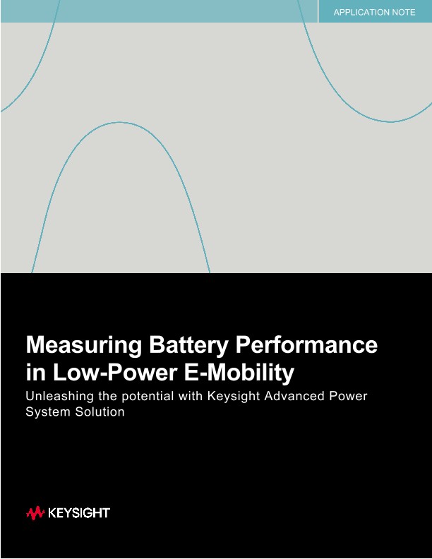 Measuring Battery Performance in Low-Power E-Mobility