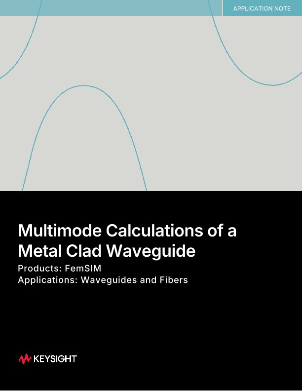 Multimode Calculations of a Metal Clad Waveguide