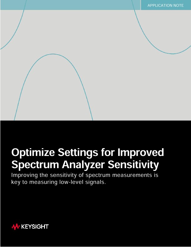Optimize Settings for Improved Spectrum Analyzer Sensitivity