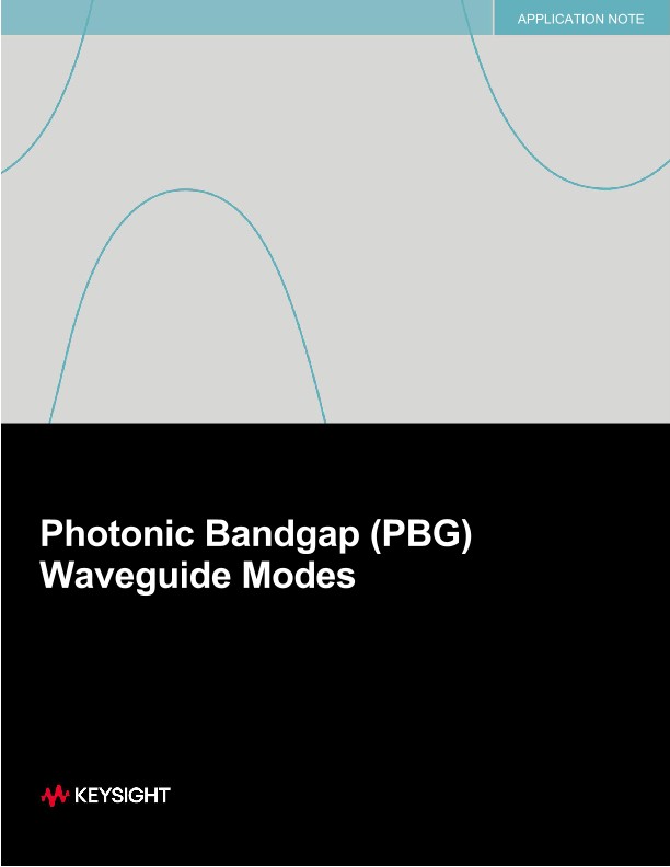 Photonic Bandgap (PBG) Waveguide Modes