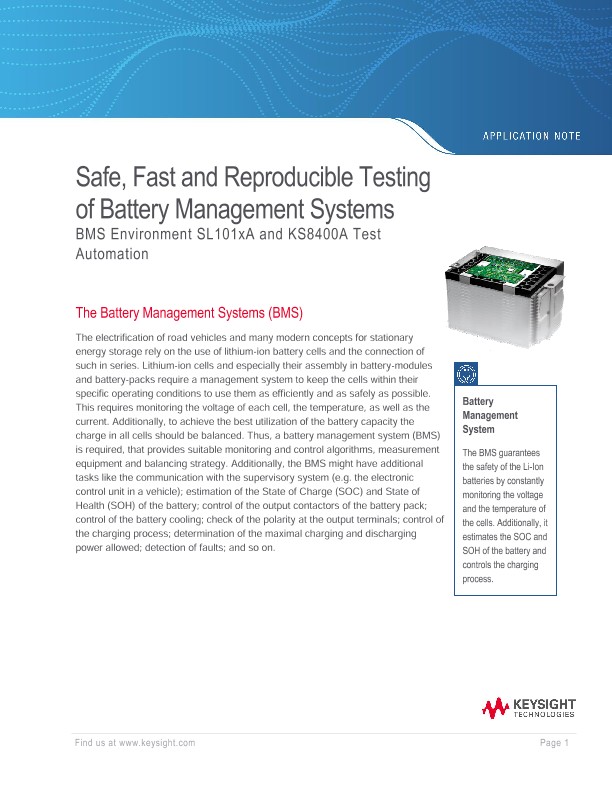 Safe, Fast and Reproducible Testing of Battery Management Systems