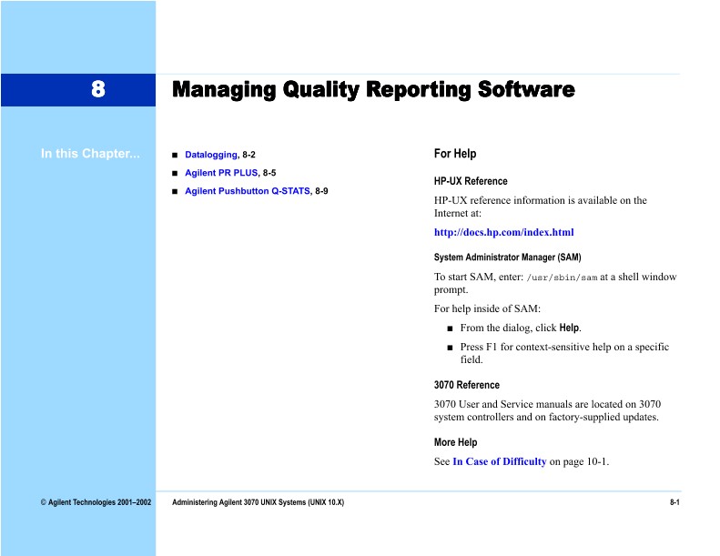 Ch 8 - Managing Quality Reporting Software | Keysight