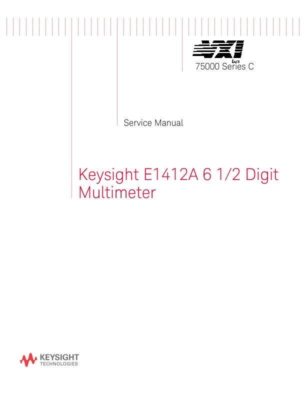 Agilent HP Keysight 87512-90010 87512A 87512B  Operating and Service Manual 