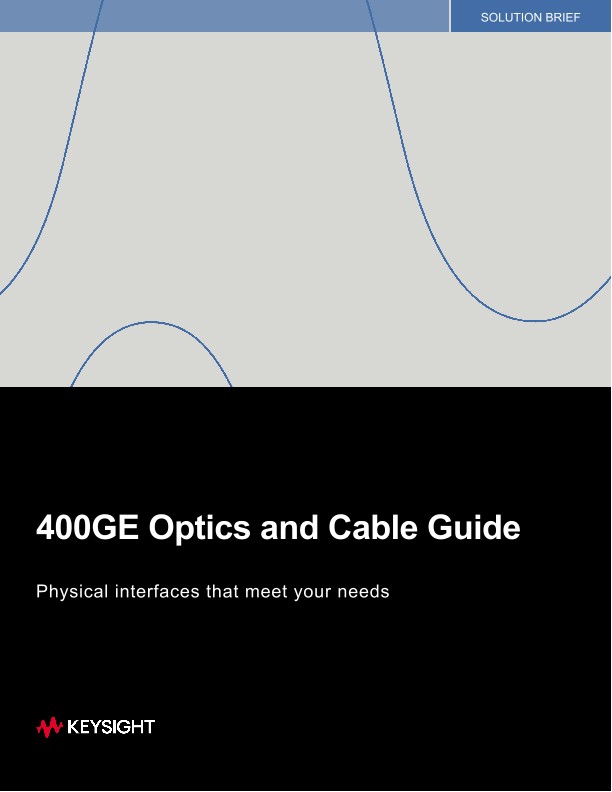 400GE Optics and Cable Guide