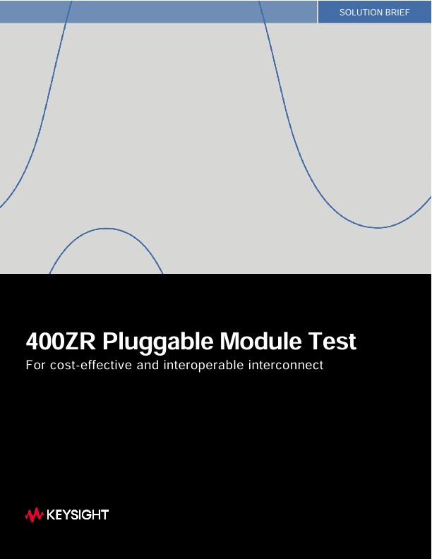 400ZR Pluggable Modules Test