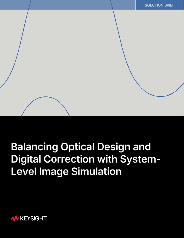 Balancing Optical Design and Digital Correction with System-Level Image Simulation