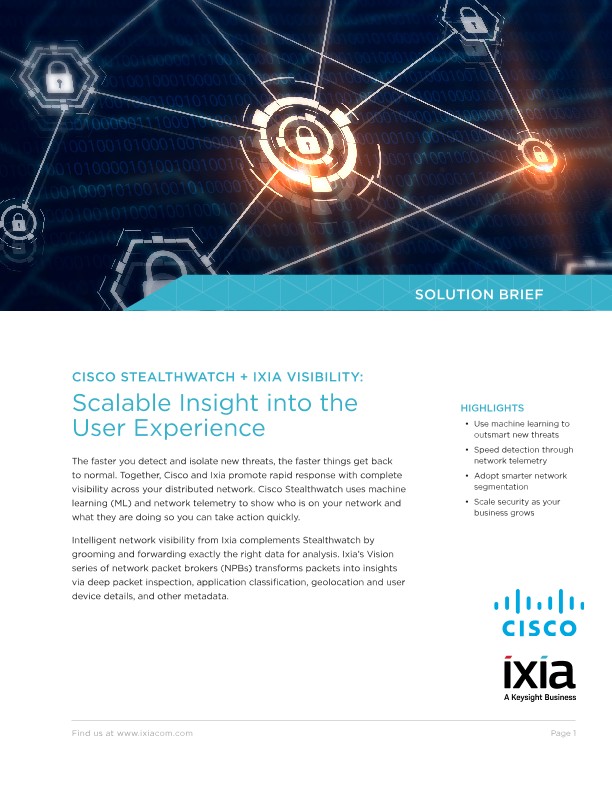 Cisco Secure and Keysight - Cisco