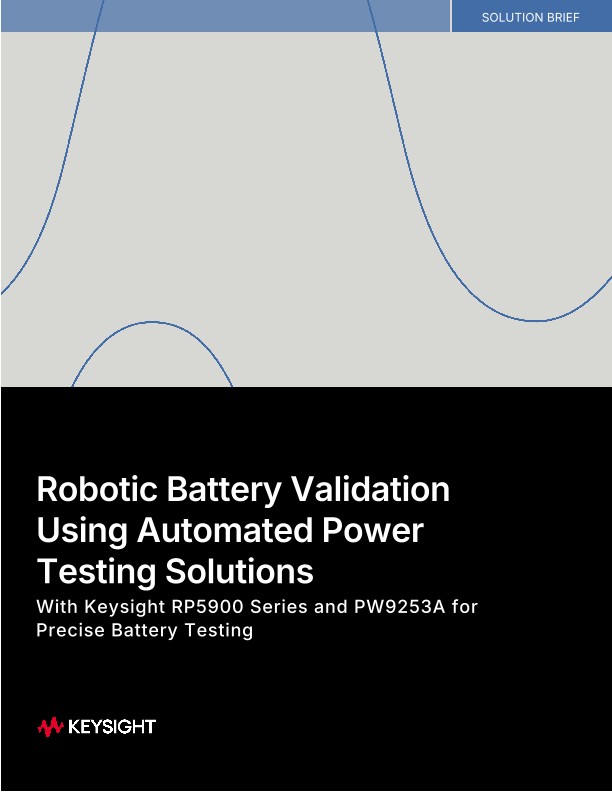 Robotic Battery Validation Using Automated Power Testing Solutions