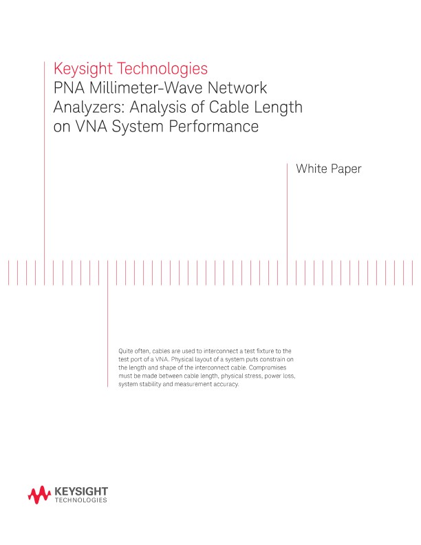 Analysis of Cable Length on VNA System Performance
