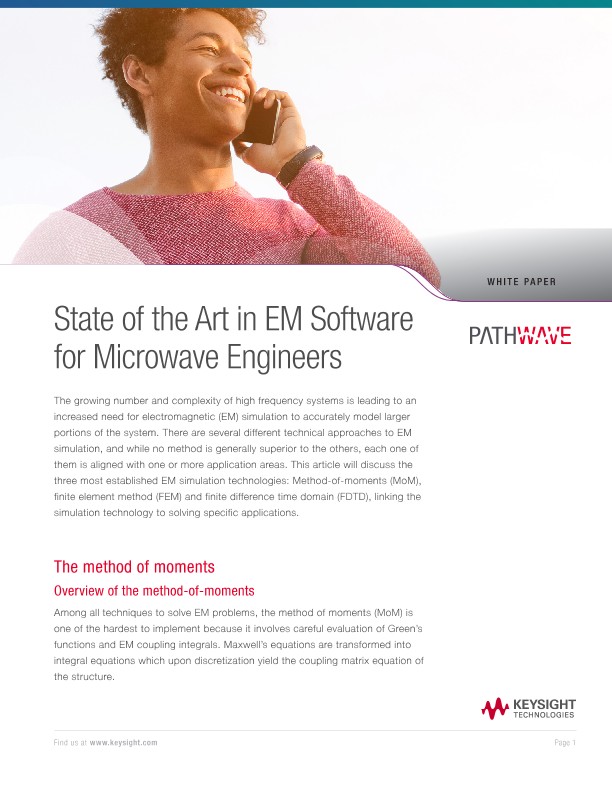 State of the Art in EM Software for Microwave Engineers