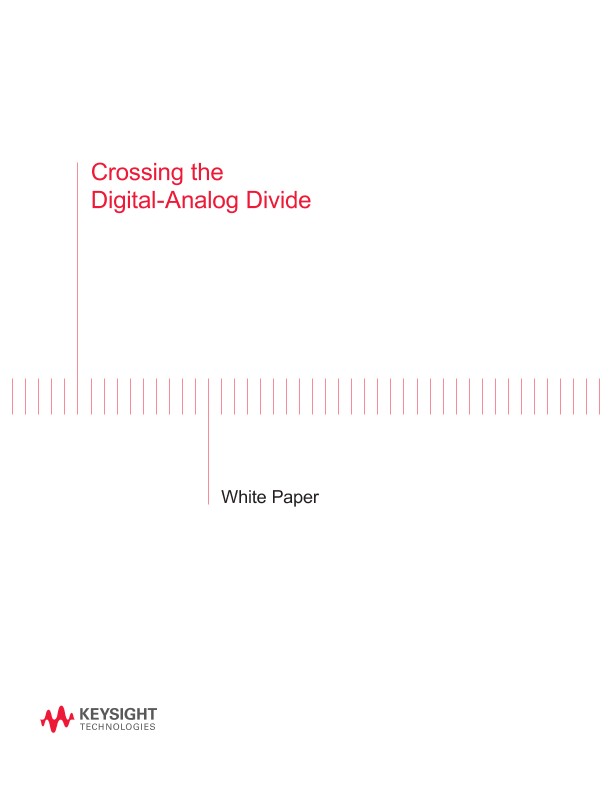 Digital Waveform Signals – Crossing the Digital-Analog Divide