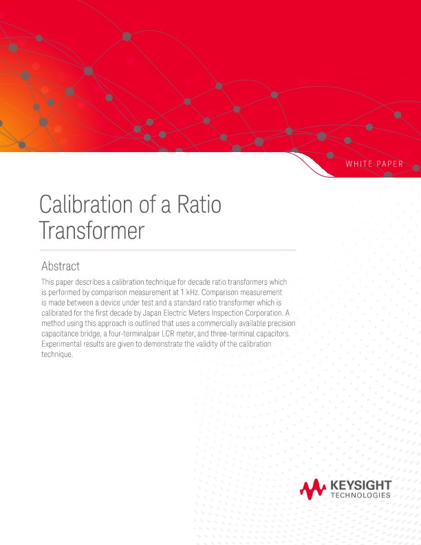 Transformer Ratio Measurements and Calibration