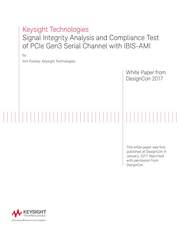 Signal Integrity Analysis and Compliance Test