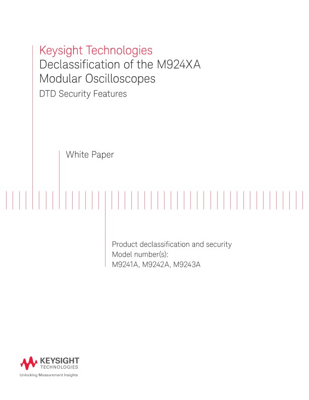 Declassification and Security of Modular Oscilloscopes