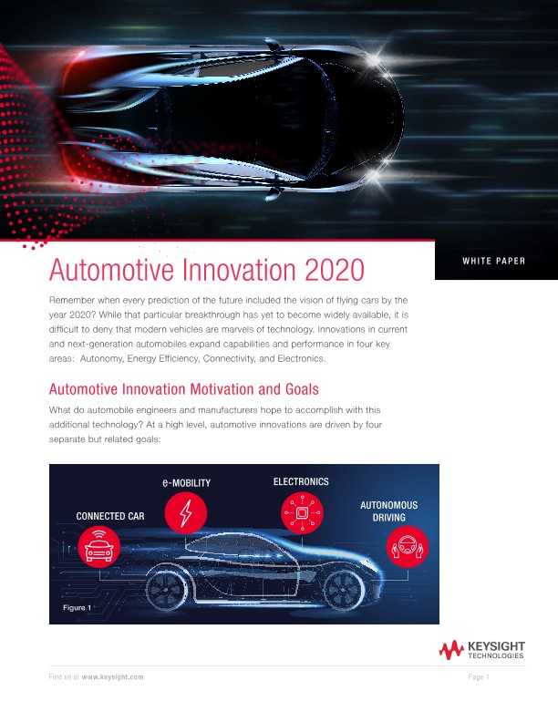 Automotive Innovation 2020
