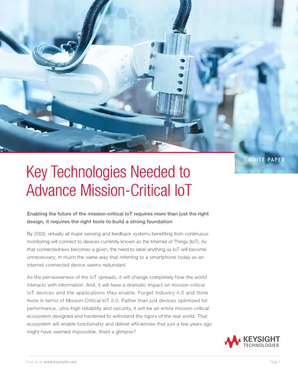 Mission-Critical IoT Applications and Technologies for Success