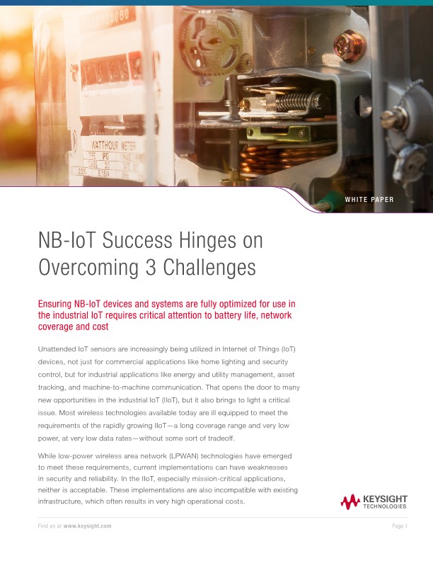 Overcome NB-IoT Challenges