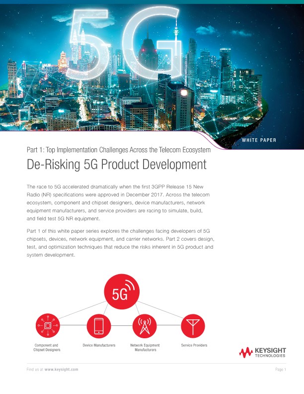5G Risks and How to Minimize Them in 5G Product Development
