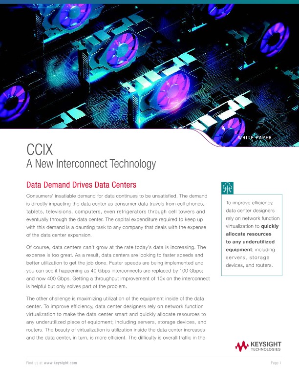 CCIX – A New Interconnect Technology