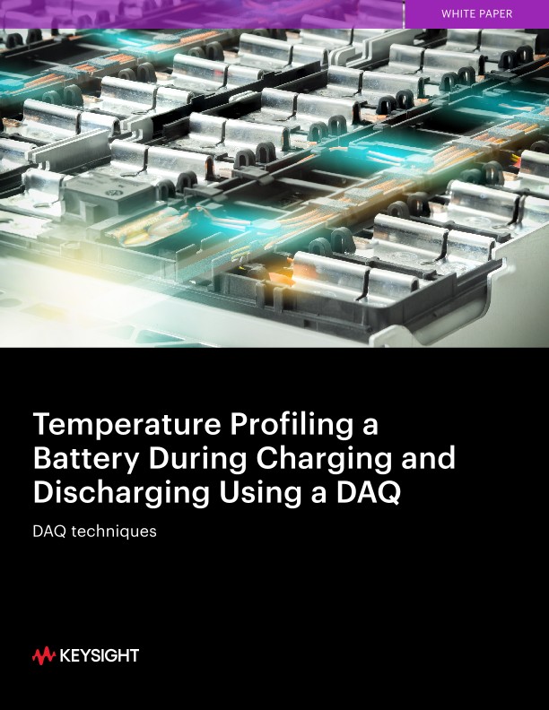 Temperature Profiling a Battery During Charging and Discharging Using a DAQ