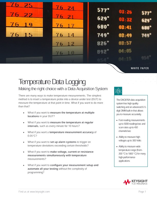 Temperature Data Acquisition, Data Logging Using DAQ System