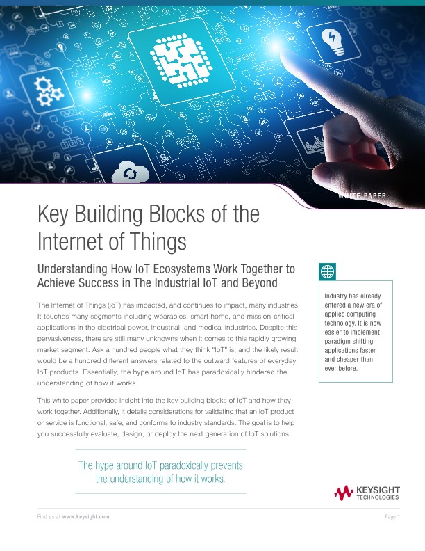 Internet of Things Building Blocks