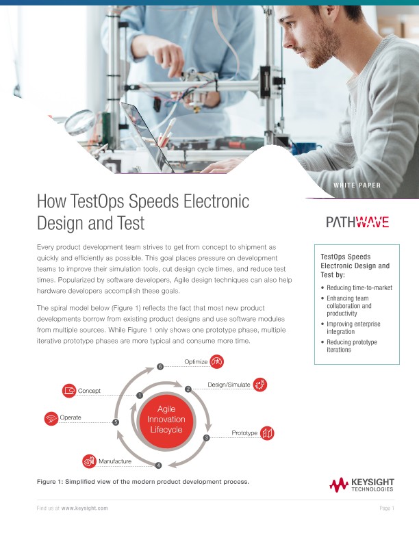 How TestOps Speeds Electronic Product Design and Test