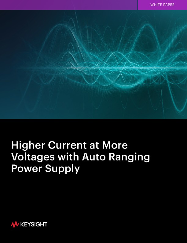 Higher Current at More Voltages with Auto Ranging Power Supply