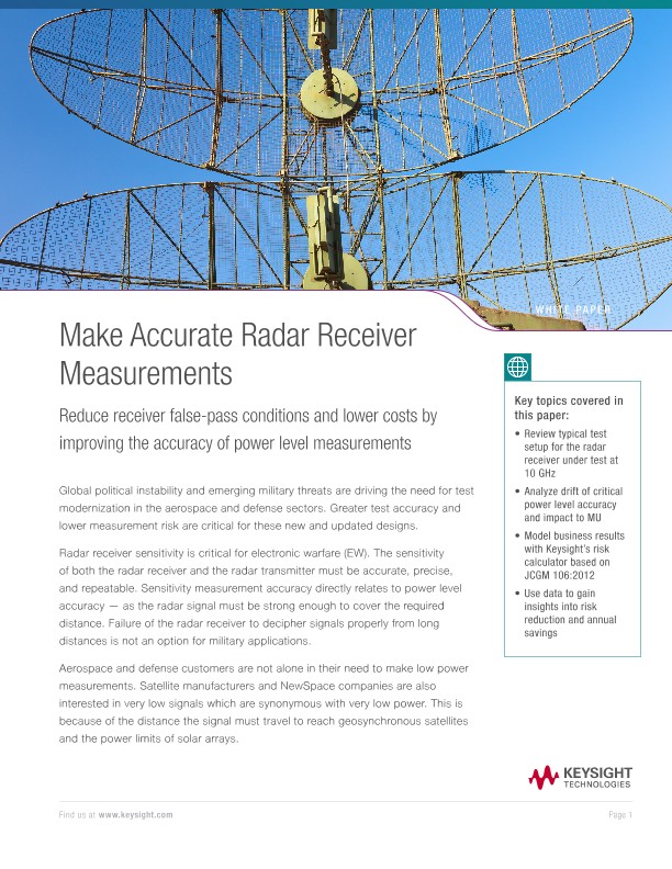 Make Accurate Power Level Measurements