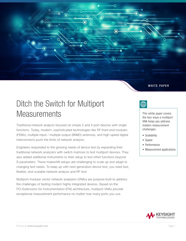 Ditch the Switch for Multiport Measurements