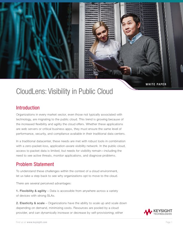 CloudLens: Visibility in Public Cloud