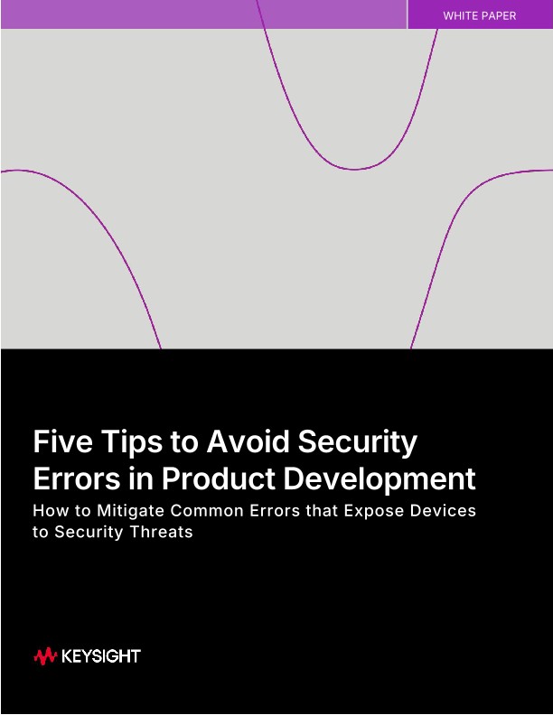 Five Tips to Avoid Security Errors in Product Development