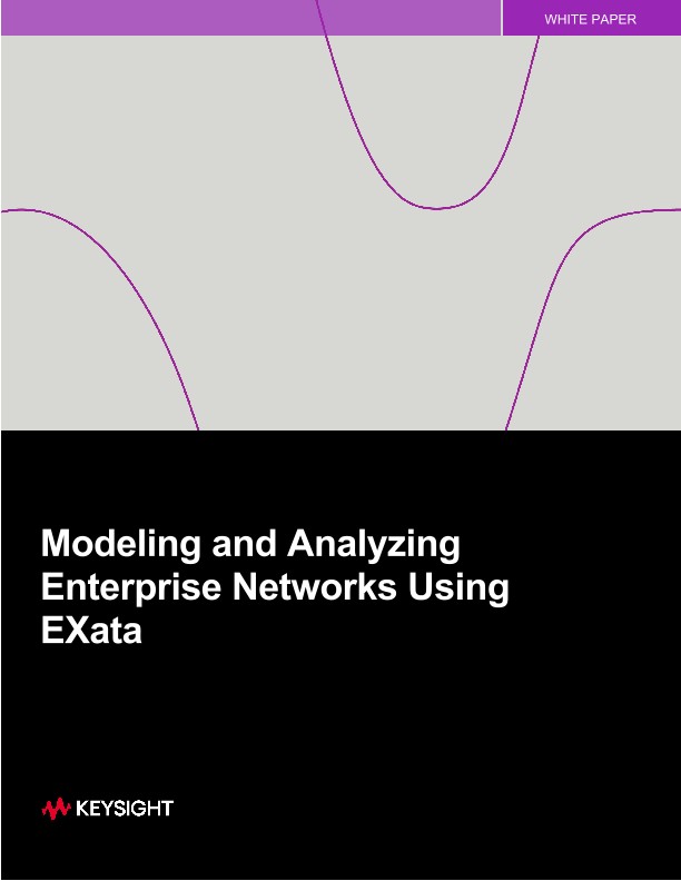 Modeling and Analyzing Enterprise Networks Using EXata
