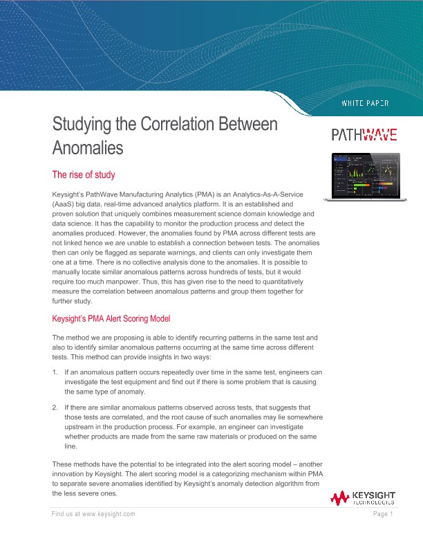 Studying the Correlation Between Anomalies