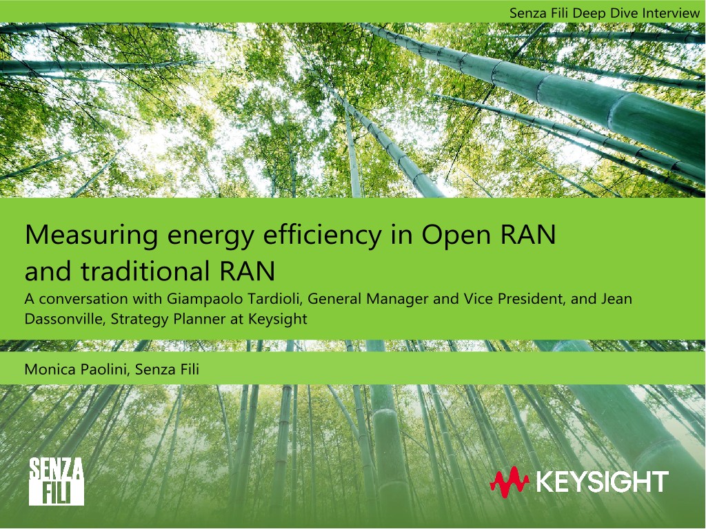 Measuring Energy Efficiency in Open RAN and Traditional RAN PDF Asset ...