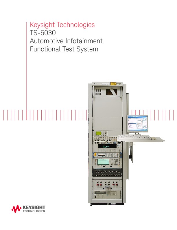 TS-5030 Automotive Infotainment Functional Test System – Brochure  