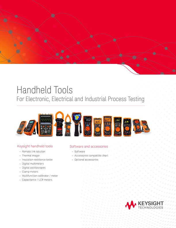 Handheld Tools For Electronic, Electrical and Industrial Process Testing
