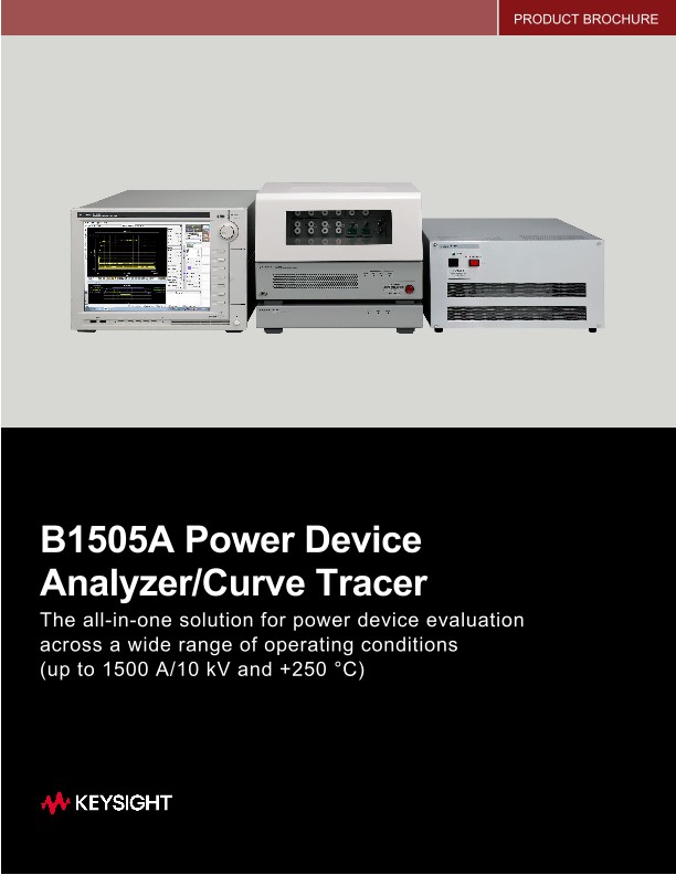 B1505A Power Device Analyzer/Curve Tracer