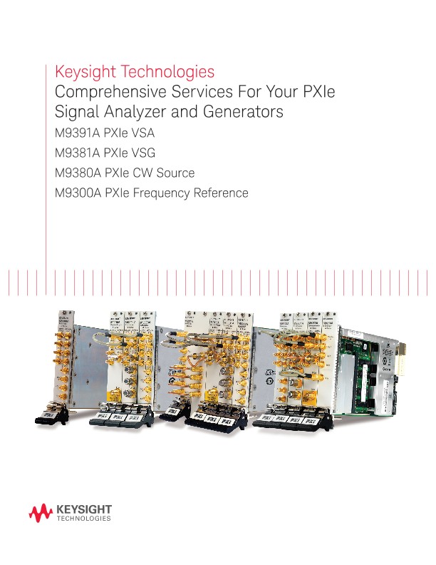 Comprehensive Services For Your PXIe Signal Generators