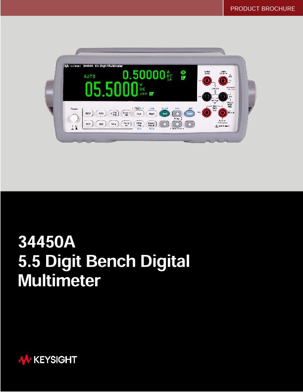 34450A 5.5 Digit Bench Digital Multimeter
