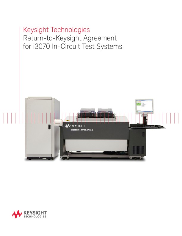 Return-to-Keysight Agreement for i3070 In-Circuit Test Systems