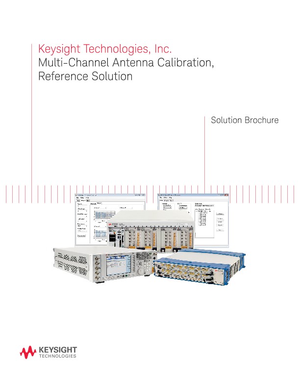 Multi-Channel Antenna Calibration Reference Solution – Solution Brochure