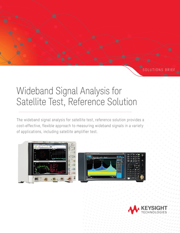 Wideband Signal Analysis, Reference Solution