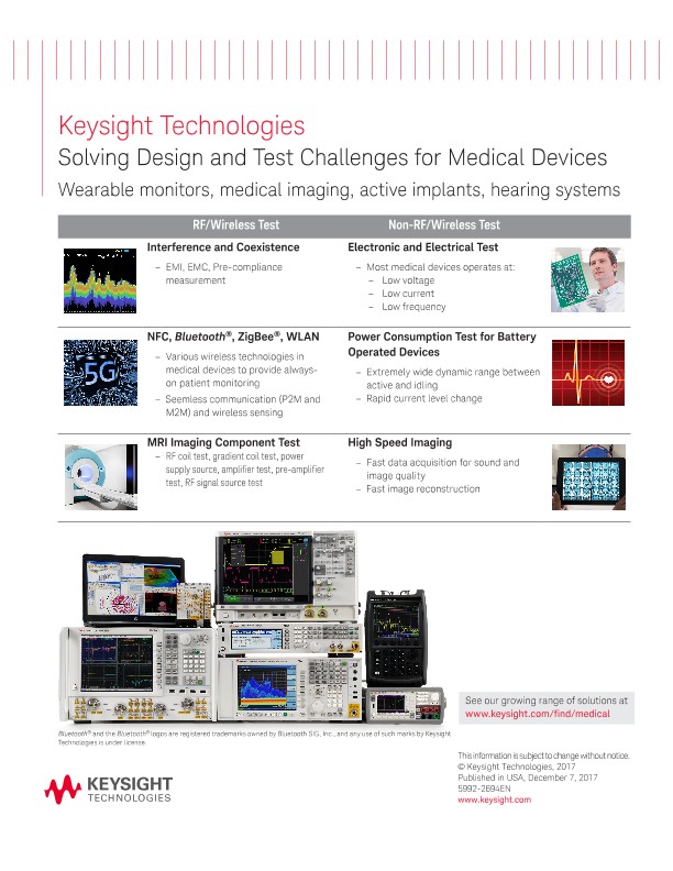 Solving Design and Test Challenges for Medical Devices 