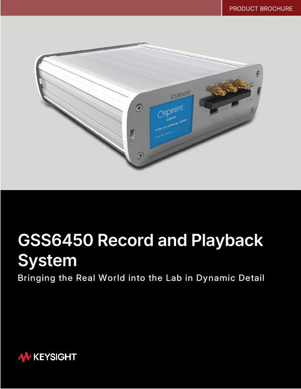 GSS6450 Record and Playback System